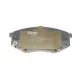 Колодки гальмівні передні KAVO PARTS KBP-4025 для Hyundai ix20, Kia Soul II, 130x56.4x16.9 мм