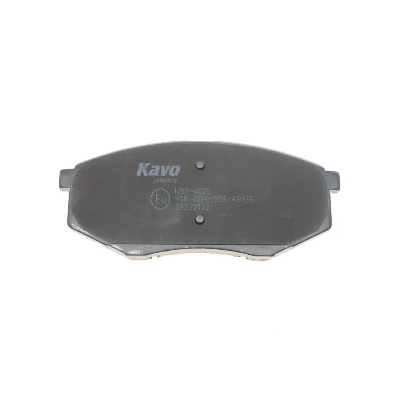 Колодки гальмівні передні KAVO PARTS KBP-4025 для Hyundai ix20, Kia Soul II, 130x56.4x16.9 мм