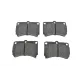 Колодки гальмівні передні KAVO PARTS KBP-4501 для Kia Rio 2000-2005, Mazda 323 1989-1994, 92x64x15 мм