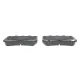Колодки гальмівні передні KAVO PARTS KBP-4501 для Kia Rio 2000-2005, Mazda 323 1989-1994, 92x64x15 мм