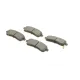 Колодки гальмівні передні KAVO PARTS KBP-4560 для Mazda 2 (DE) 2007-2015, 126x48x14.8 мм