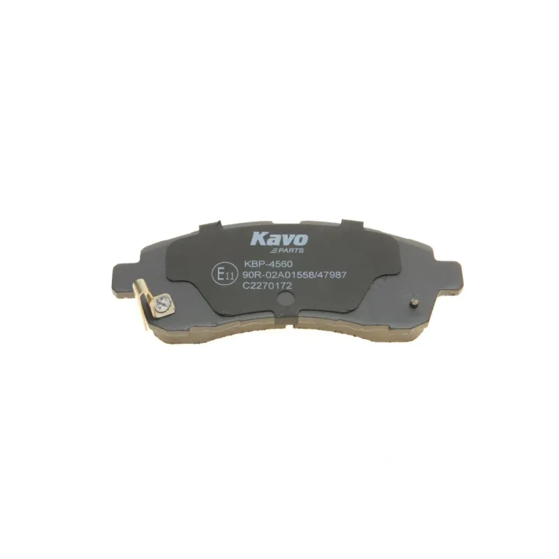 Колодки гальмівні передні KAVO PARTS KBP-4560 для Mazda 2 (DE) 2007-2015, 126x48x14.8 мм
