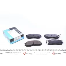 Колодки гальмівні передні KAVO PARTS KBP-5502 для Mitsubishi Colt, Lancer, Galant 1986-2003, 128x52x15.5 мм