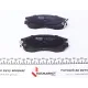 Колодки гальмівні передні KAVO PARTS KBP-5502 для Mitsubishi Colt, Lancer, Galant 1986-2003, 128x52x15.5 мм