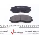 Колодки гальмівні передні KAVO PARTS KBP-5502 для Mitsubishi Colt, Lancer, Galant 1986-2003, 128x52x15.5 мм