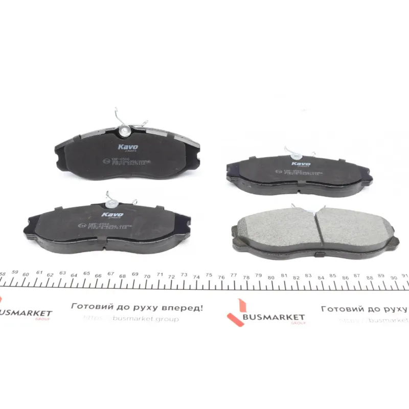 Колодки гальмівні передні KAVO PARTS KBP-6506 для Nissan Terrano/Vanette 1994-2002, 145x51x15.5 мм