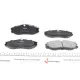 Колодки гальмівні передні KAVO PARTS KBP-6506 для Nissan Terrano/Vanette 1994-2002, 145x51x15.5 мм