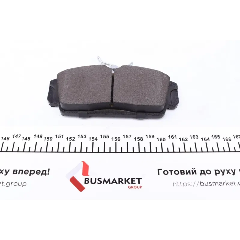 Колодки гальмівні передні KAVO PARTS KBP-6509 для Nissan Almera N16, Primera P11, 124x57x17 мм