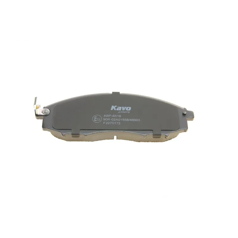 Колодки гальмівні передні KAVO PARTS KBP-6518 для Nissan Navara D22 1998-2002, 164x57x16 мм