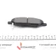 Колодки гальмівні передні KAVO PARTS KBP-6578 для Nissan Micra K12, Note E11, Tiida 2004-2013