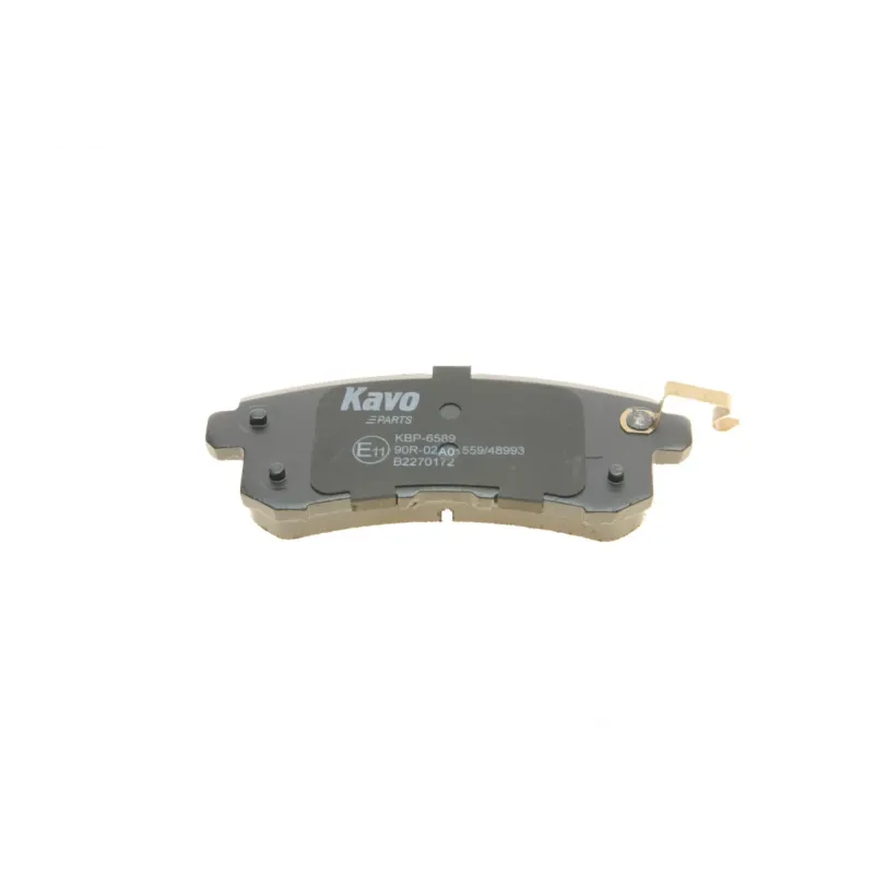 Колодки гальмівні задні KAVO PARTS KBP-6589 (з датчиком) для Nissan Pathfinder, Infiniti QX56/QX80, 128x50x14.7 мм