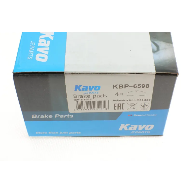 Колодки гальмівні передні KAVO PARTS KBP-6598 для Nissan Atleon/Cabstar E 1998-2006, Iveco Daily 164x48x20 мм