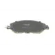 Колодки гальмівні передні KAVO PARTS KBP-6623 для Nissan Pathfinder R52, Infiniti QX60 165x60x15.8 мм