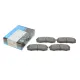 Колодки гальмівні задні KAVO PARTS KBP-9007 для Toyota Land Cruiser 1984-2001, 44x116x16 мм