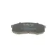 Колодки гальмівні задні KAVO PARTS KBP-9007 для Toyota Land Cruiser 1984-2001, 44x116x16 мм