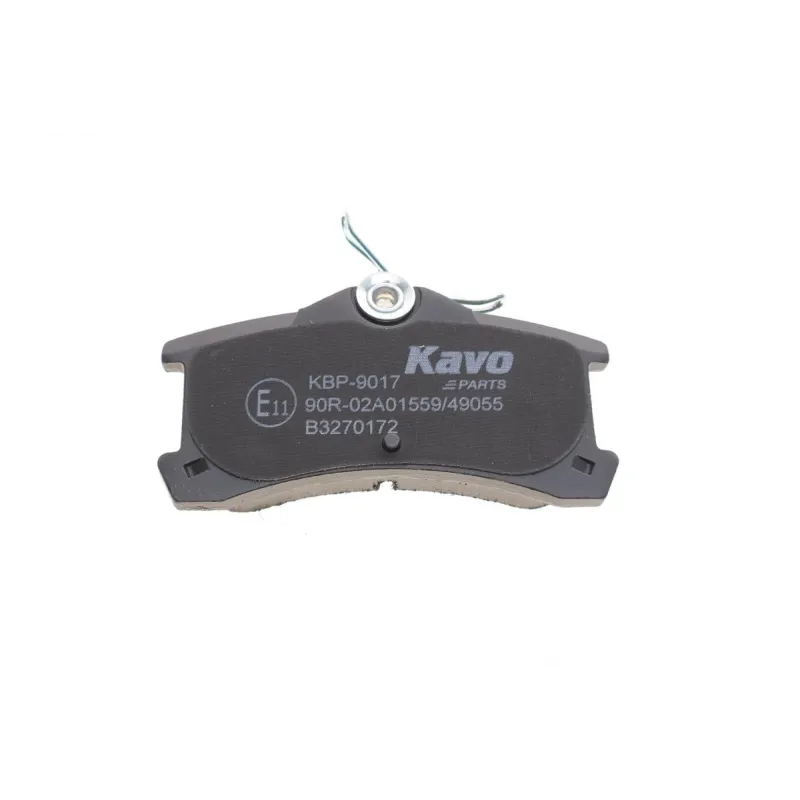 Колодки гальмівні задні KAVO PARTS KBP-9017 для Toyota Avensis T22, Corolla E11 1999-2003, 87x46x14.7 мм