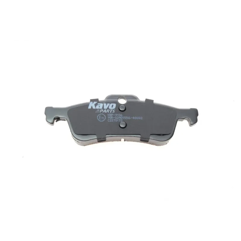 Колодки гальмівні задні KAVO PARTS KBP-9106 для Honda Civic IX 1.4-2.2D 2012-, 123x44x14.5 мм