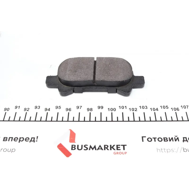 Колодки гальмівні задні KAVO PARTS KBP-9119 для Toyota Camry, Avalon, Solara 1999-2012 (100x44x15.4 мм)