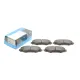 Колодки гальмівні передні KAVO PARTS KBP-9120 для Toyota RAV4 III, Auris, Lexus HS, 139x55.6x17.5 мм
