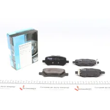 Колодки гальмівні задні KAVO PARTS KBP-9157 для Toyota Venza 2008-, 116x44x16.3 мм