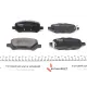 Колодки гальмівні задні KAVO PARTS KBP-9157 для Toyota Venza 2008-, 116x44x16.3 мм