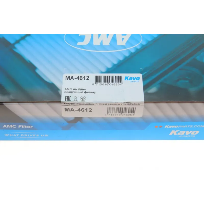 Фільтр повітряний KAVO PARTS MA-4612 для Mitsubishi Grandis 2.0 DI-D 2005-2011, 255x205x52 мм