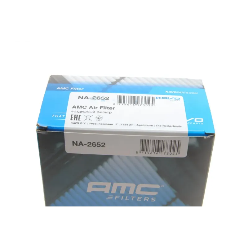 Фільтр повітряний KAVO PARTS NA-2652 для Nissan Micra K13, Note E12 1.2 DIG 2011-, 257x95x55 мм