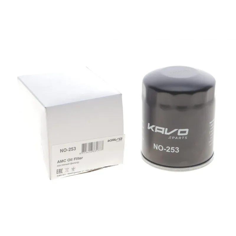 Фільтр масляний KAVO PARTS NO-253 для Mitsubishi L200 2.4 DI-D 2014-, M20x1.5mm