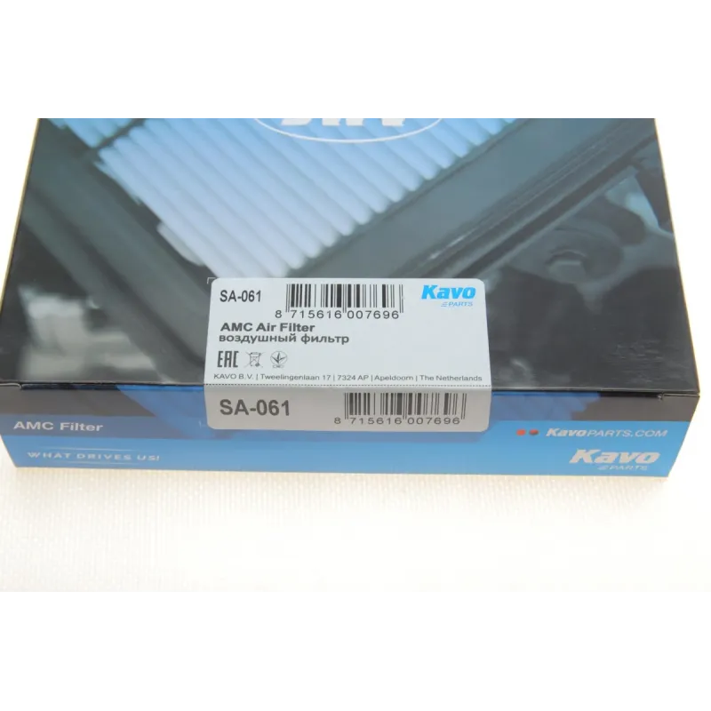 Фільтр повітряний KAVO PARTS SA-061 для Subaru Forester, Impreza, Legacy, 370x169x33 мм