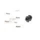 Втулка стабілізатора переднього KAVO PARTS SBS-3004 для Hyundai Getz 1.1-1.6 2001-2012 (d=19.5mm)