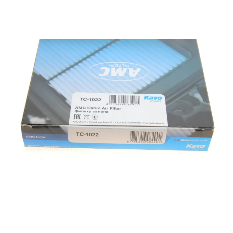 Фільтр салону KAVO PARTS TC-1022 для Lexus LX (UZJ100) 470 1998-2008, 303x133x20 мм