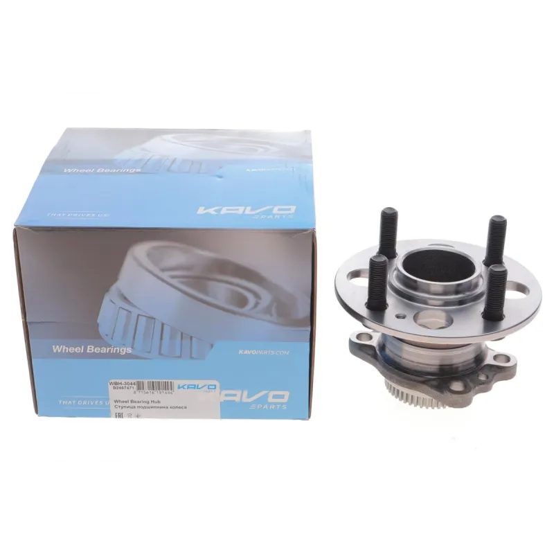 Підшипник маточини задній KAVO PARTS WBH-3044 для Hyundai Accent, Kia Rio (ABS, 48 зубців)