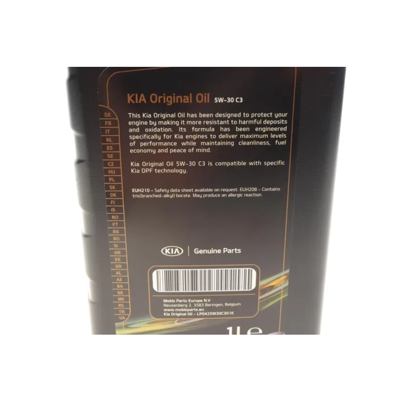 Моторна олива 5W30 Original (1L) ACEA C3 Diesel KIA 214350