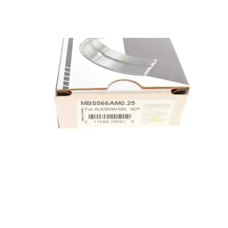 Вкладиші корінні KING MB5566AM0.25 для Volkswagen Passat B3/B4, Golf III/IV, T3/T4/T5, Audi 100 C3/C4, 0.25 мм