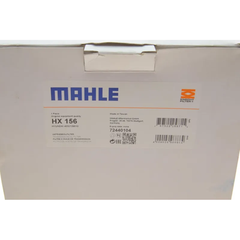 Фільтр АКПП KNECHT HX 156 для Hyundai Tucson JM, Santa Fe 2, i30 CW, A5HF1