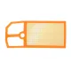 Фільтр повітряний KNECHT LX 571/1 для VW Golf IV 1.4-1.6, 418.5x188x32 мм