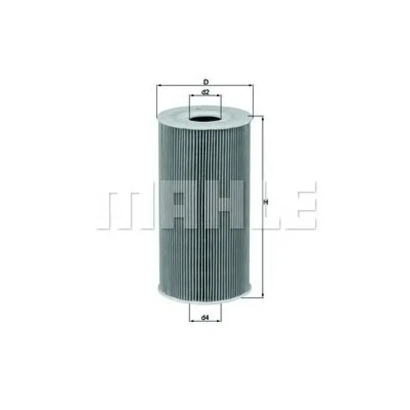 Фільтр масляний KNECHT OX 126D для Opel Omega B 2.5TD 1994-2003, BMW 5 E39 1996-2003, діаметр 83 мм