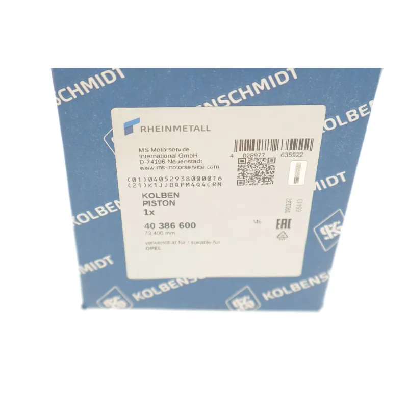 Поршень KOLBENSCHMIDT 40386600 для Opel Combo/Astra G/H 1.4 04-11, 73.40mm STD