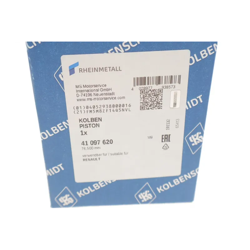 Поршень KOLBENSCHMIDT 41097620 для Renault Clio III/Megane III 1.5 dCi (76.50mm/+0.50)