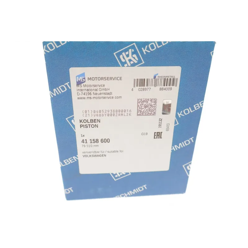 Поршень KOLBENSCHMIDT 41158600 для Skoda Fabia/VW Polo 1.4 TDI 79.51мм STD (3й циліндр)