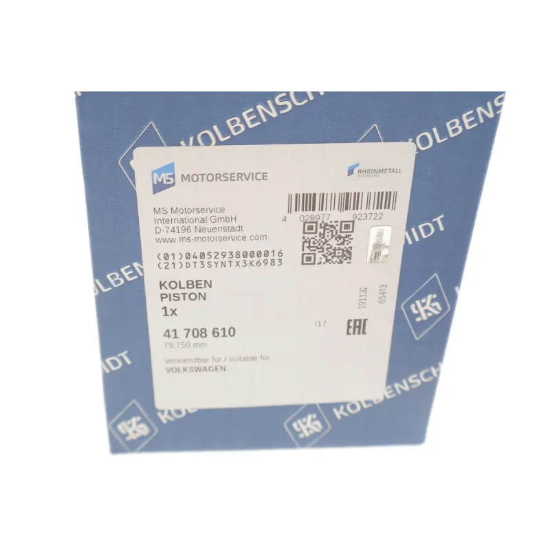 Поршень KOLBENSCHMIDT 41708610 для VW Golf VII 1.6 TDI 2013-, 79.75мм/+0.25