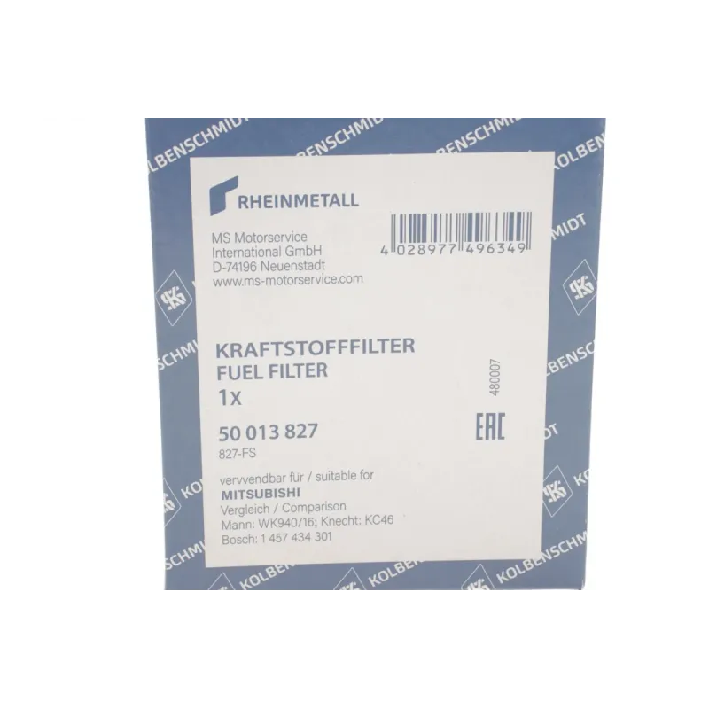 Фільтр паливний Mitsubishi Lancer III 1.8-3.0D 82-