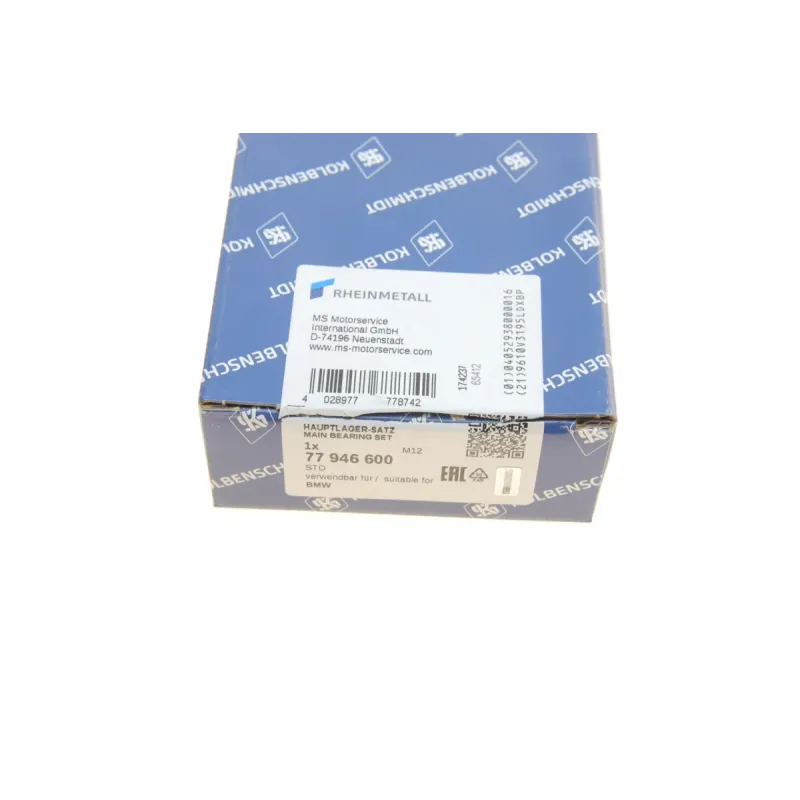Вкладиші корінні KOLBENSCHMIDT 77946600 для BMW 3 (E46/E90)/5 (E60) 1.6-2.0d 01-13