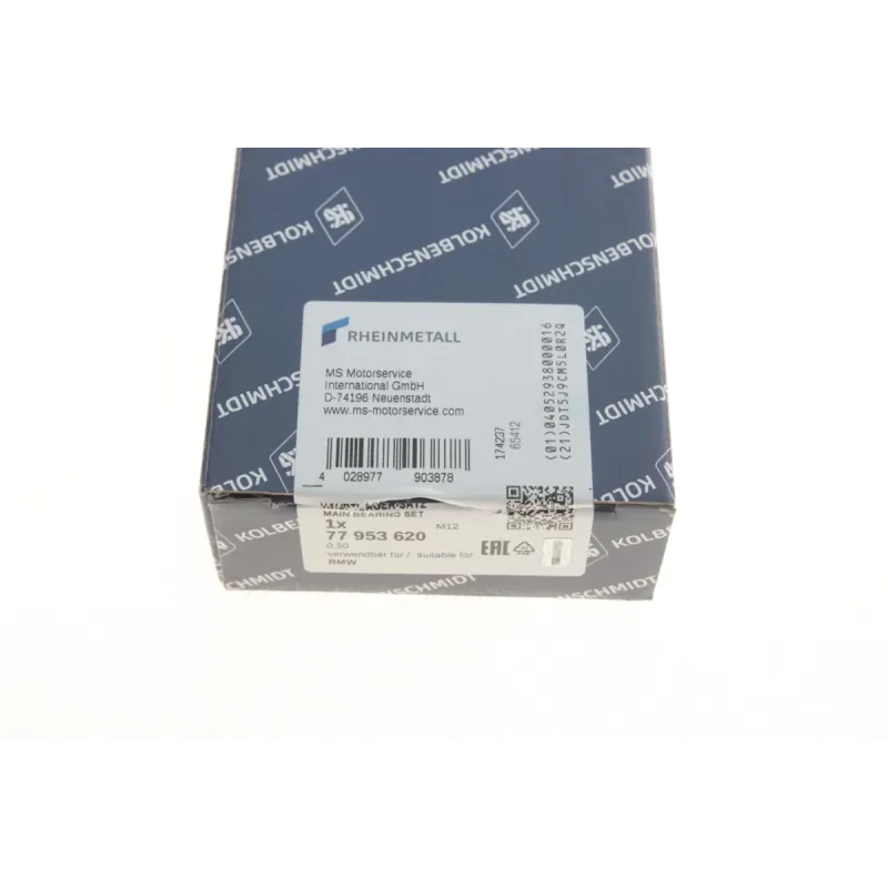 Вкладиші корінні BMW  3 (E90/F30/F80)/5 (F10)/X5 (E70/F15/F85) 08-18 N57 D30 (+0.50)