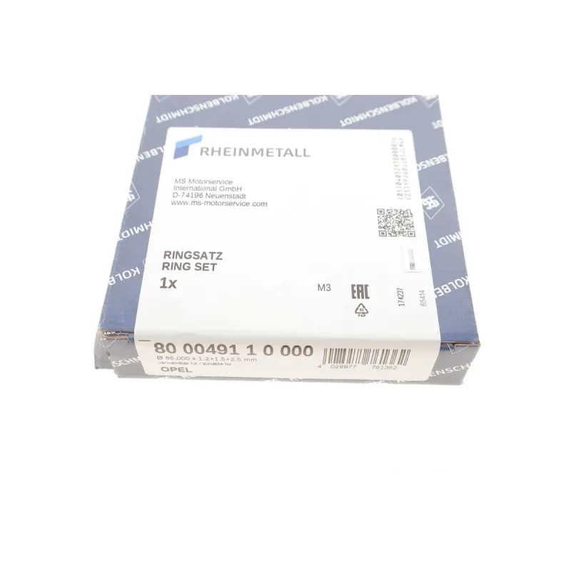 Комплект поршневих кілець KOLBENSCHMIDT 800049110000 для Opel Astra G/H, Vectra B/C 2.0/2.2 2000- (86.00mm/STD)