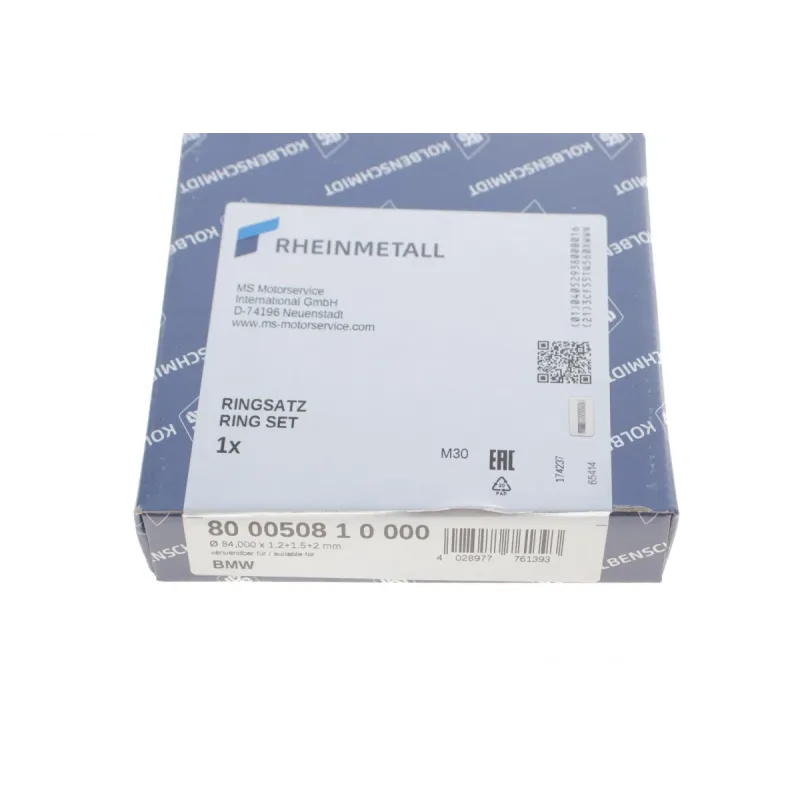 Кільця поршневі BMW 1/3/5 N40/42/45/46 1.6-2.0i (84.00mm/STD)
