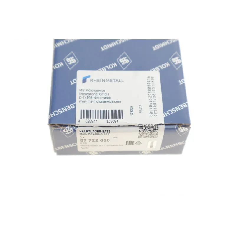 Вкладиші корінні VW Caddy/Golf/Passat/1.3-1.6/1.6D 73-92 (+0.25)
