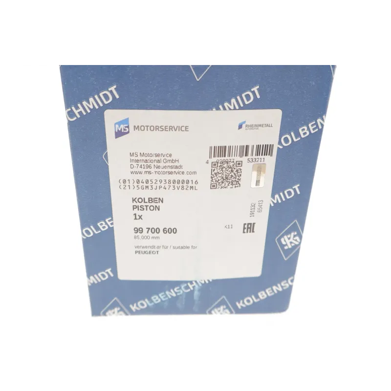 Поршень KOLBENSCHMIDT 99700600 для Ford Focus II/Mondeo IV 2.0 D 2004-2015 (85.00mm STD)