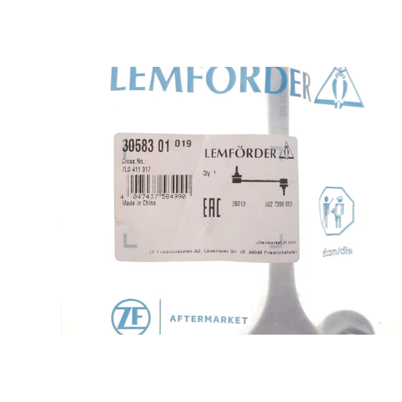 Тяга стабілізатора переднього LEMFOERDER 30583 01 для Audi Q7, Porsche Cayenne, VW Touareg