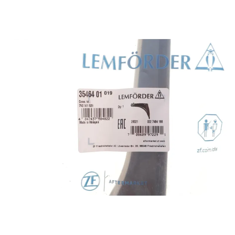 Важіль підвіски задній LEMFOERDER 35464 01 для VW Touran, Audi A3 8P 2003-2010